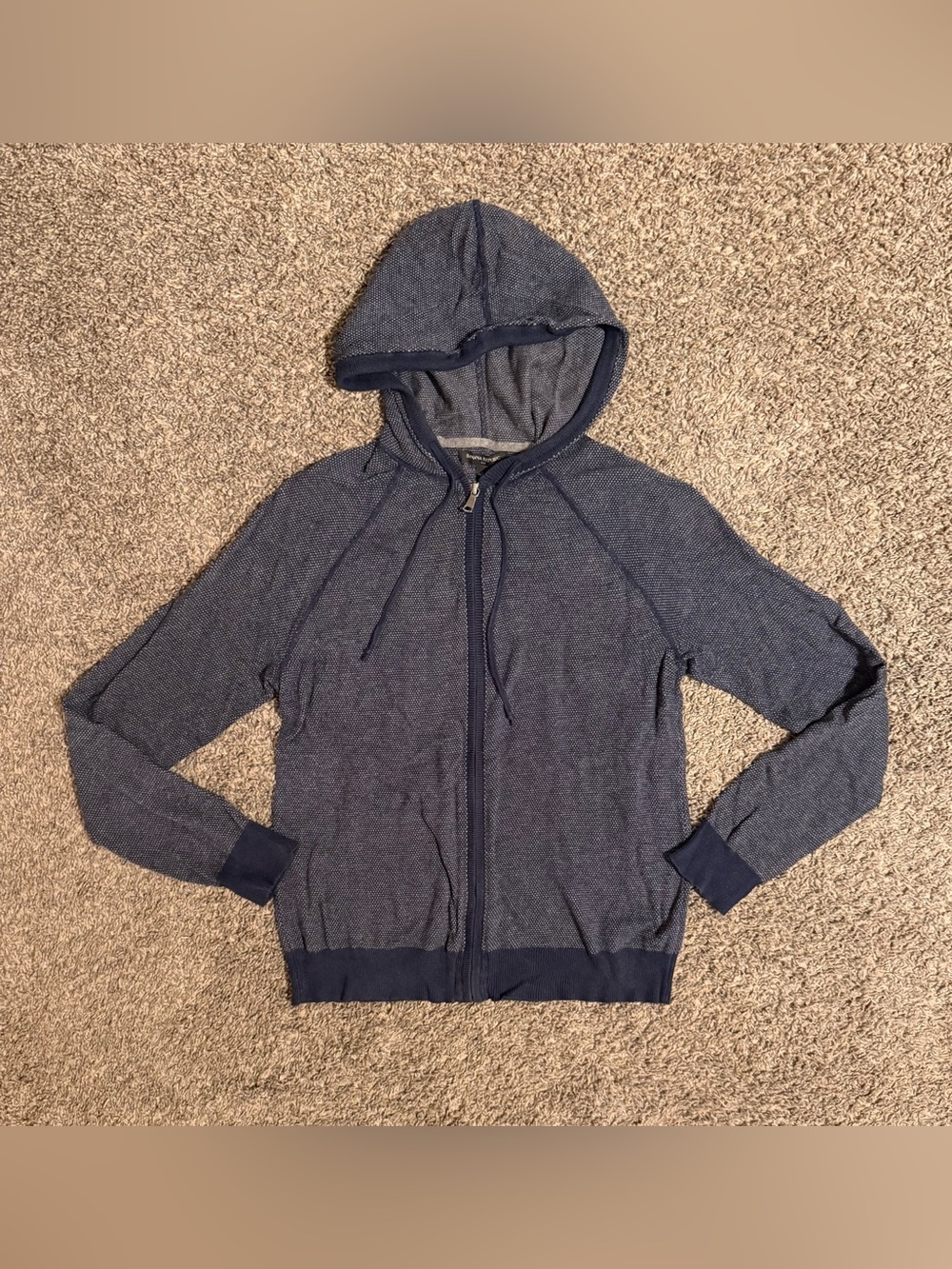 Banana Republic Full Zip Navy Blue Hoodie - S